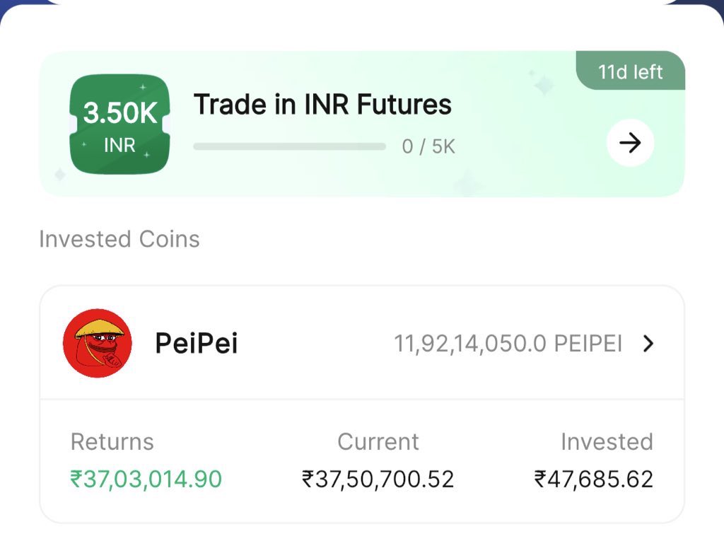 SripathiPr4145's tweet photo. @CoinDCX @CoinDCX_Cares 
Thanks for migrating the price by looting our money 

Now where is the money we invested for the higher price?

So that’s just a scam?

You CoinDcx platform let us buy at higher price and if we want to sell, it’s showing 99% Loss, What is up with this?? https://t.co/dRfoPxRF4k