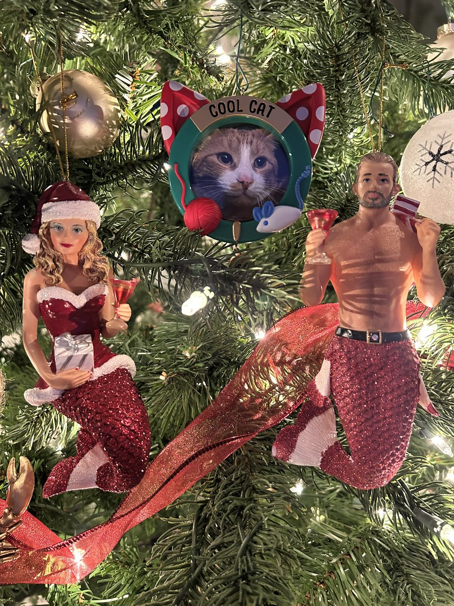 moniquemcrochet's tweet image. #MPO, #Mocro &amp;amp; #JoJo have been placed on our Christmas tree 😉🌲 Nothing better than Christmas decorating on a crisp cool Saturday night, y’all. #Christmas2024 🎅🏼