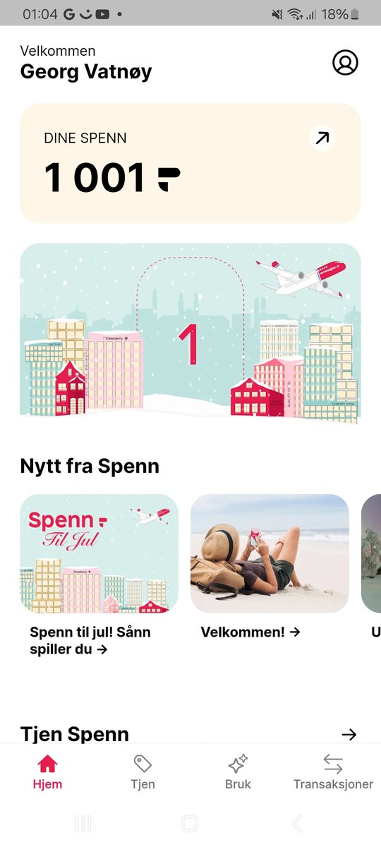 GalleriJava's tweet image. Husk spenn #julekalender. #NorwegianAir #Strawberry