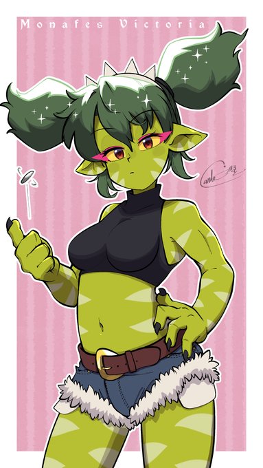 ヴィクトリア😊
#オリジナルキャラクター 