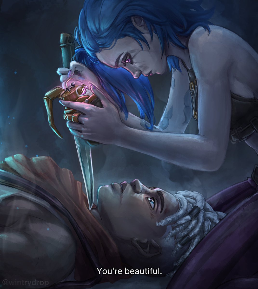 wintrydrop's tweet image. "This world is a wasteland. Don't let me go..."
Timebomb⏱️💣#Arcane #Jinx #Ekko