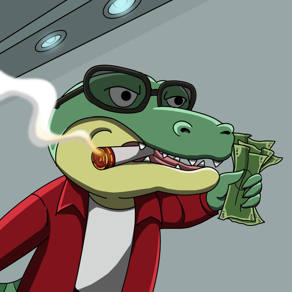 Wally the Emotional Support Alligator tweet media