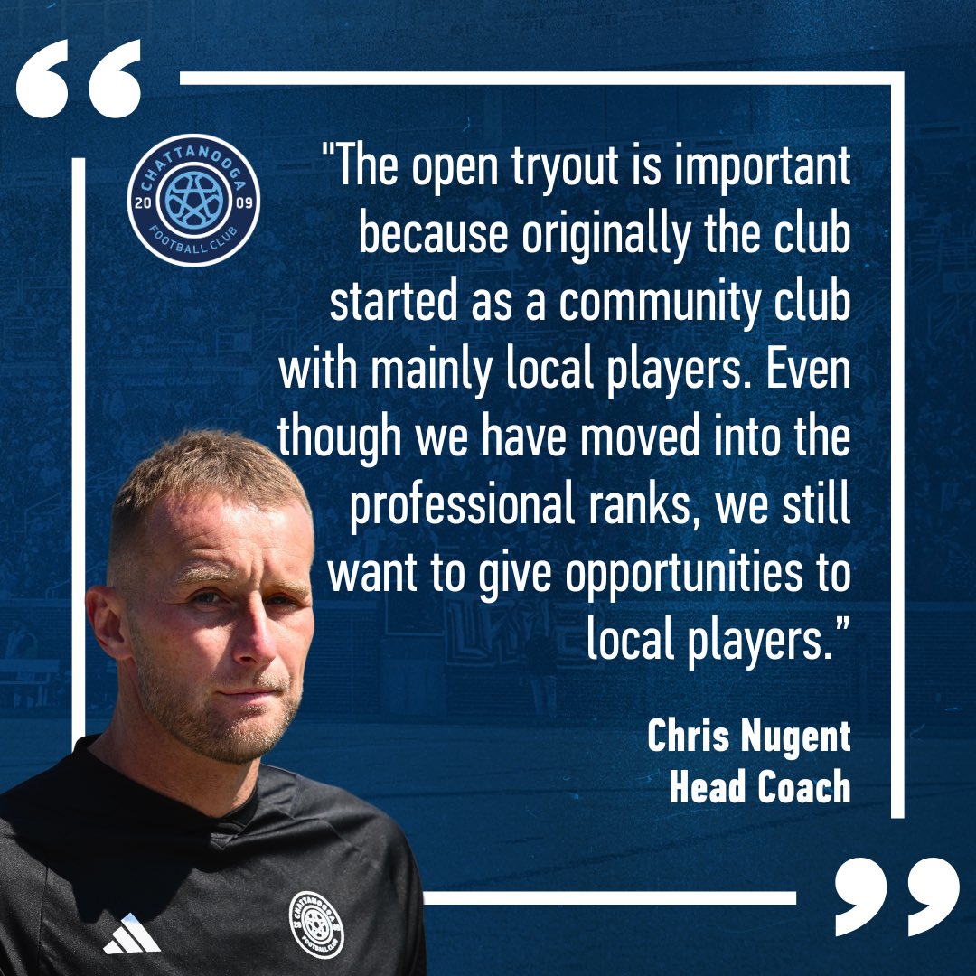 Follow your pro soccer dream! Try out for CFC. 

👉🏼 mlsnextpro.com/chattanoogafc/…