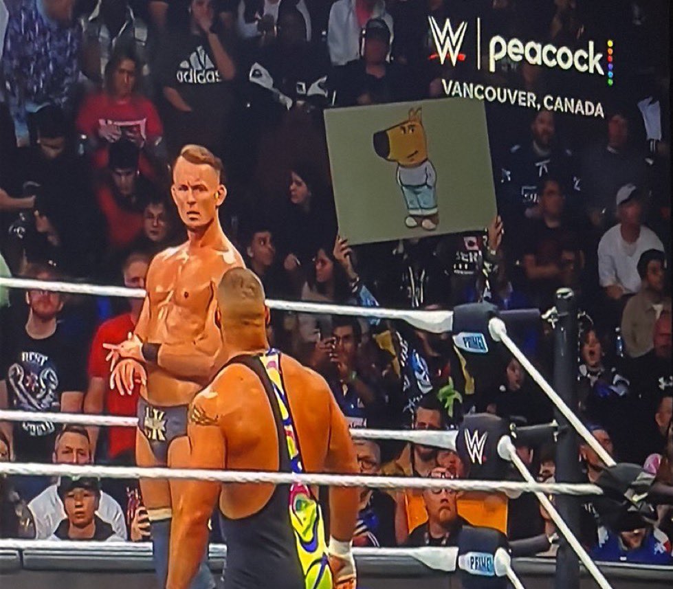 FadeAwayMedia's tweet photo. JUST A CHILL GUY WATCHING SURVIVOR SERIES 😂

#SurvivorSeries https://t.co/wAXnluXeTZ