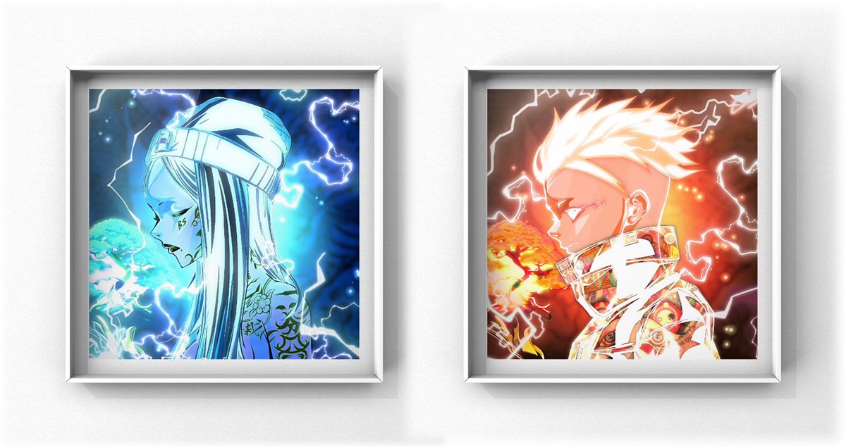 Colonel_Meta's tweet image. GM☀️
昨日奇跡的に出会えたHisame &amp;amp; Homuraにまだ興奮しています
BONzはアート性も素晴らしい！
#KIDOU #KIDOUBilly
#BONz #BONSAICOIN