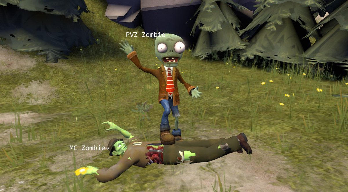 MessiSkye1's tweet photo. The result of MC Zombie vs PVZ Zombie
P1:Original Version
P2:SFM Version
#pvz #pvzfanart #pvzgw #pvzgwfanart #pvzgw2 #pvzbfn #MC #Minecraft #sfm #SourceFilmmaker #Zombie #browncoatzombie https://t.co/DeOaCxzB1n