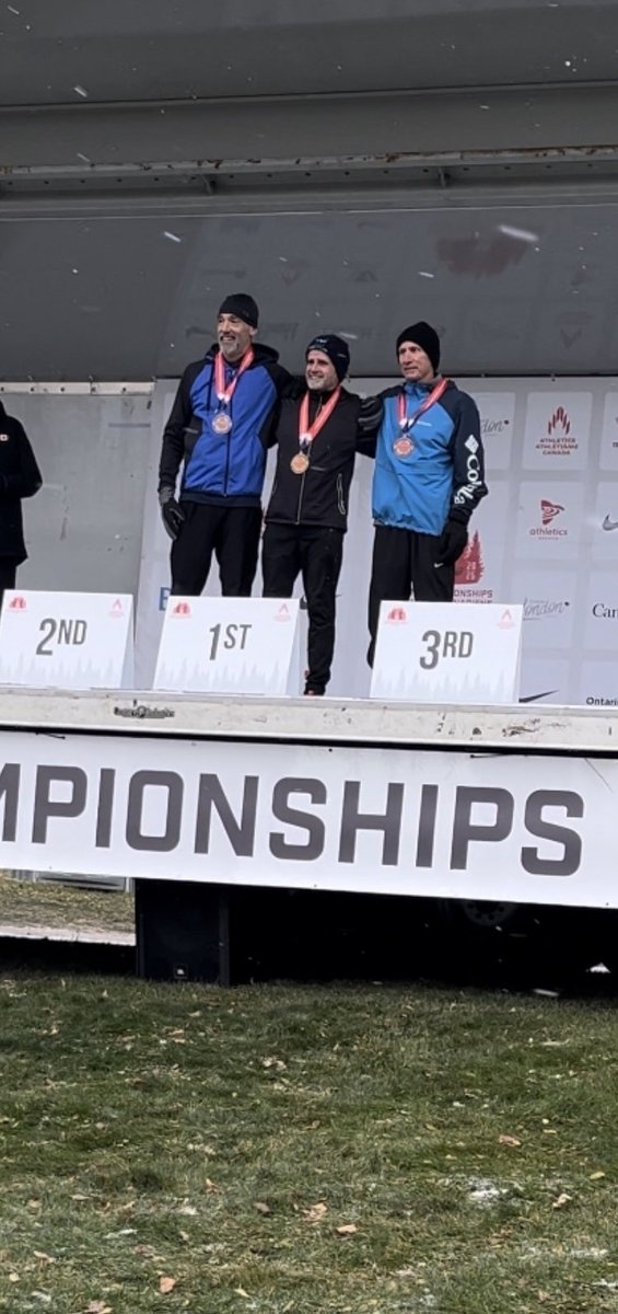 McRun23's tweet image. Had a great result at the Canadian Cross Country Running Championships today winning the bronze medal for M55-59. Tim Hewson repeated as champion and Troy Cox won the silver medal. #ACXC #2024 #CrossCountryRunningChampionships #London #Ontario #Canada