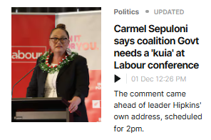 AgentSmith_NZ's tweet photo. So, Labour reckons that the current government is lacking an elderly Maori woman to guide it.
They haven't figured out why they lost the election yet have they?
#Racist
#agist
#identitypolitics
#nzpol https://t.co/3CRt34BofV