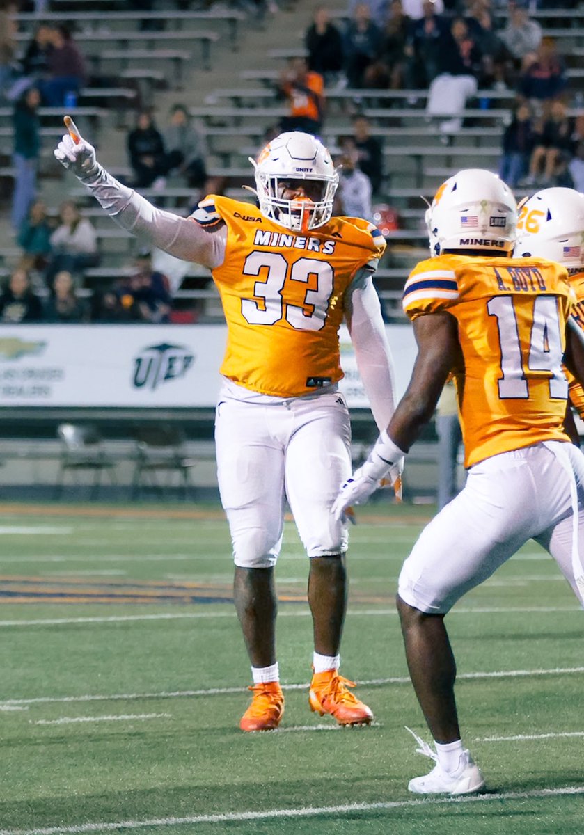 Week 14 Performance

DL Kyran Duhon - UTEP

• 3 Tackles
• 2 Tackles for Loss 
• 2 Sacks