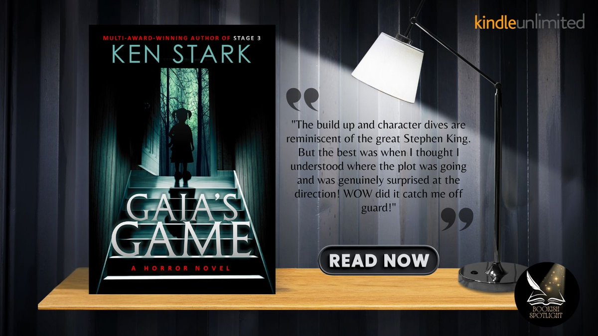 book_khaleesi's tweet photo. #Read GAIA'S GAME by Ken Stark
UNIMAGINABLE #HORROR. NAIL-BITING SUSPENSE. #Mustread
π https://t.co/WAZRaJkN8T
Reminiscent of the great #StephenKing
@PennilessScribe #HorrorRTG #suspense #thriller
#amreading #bookboost #bookrecommendations #StephenKingFans #climatehorror #IARTG https://t.co/wevmkaHjqb