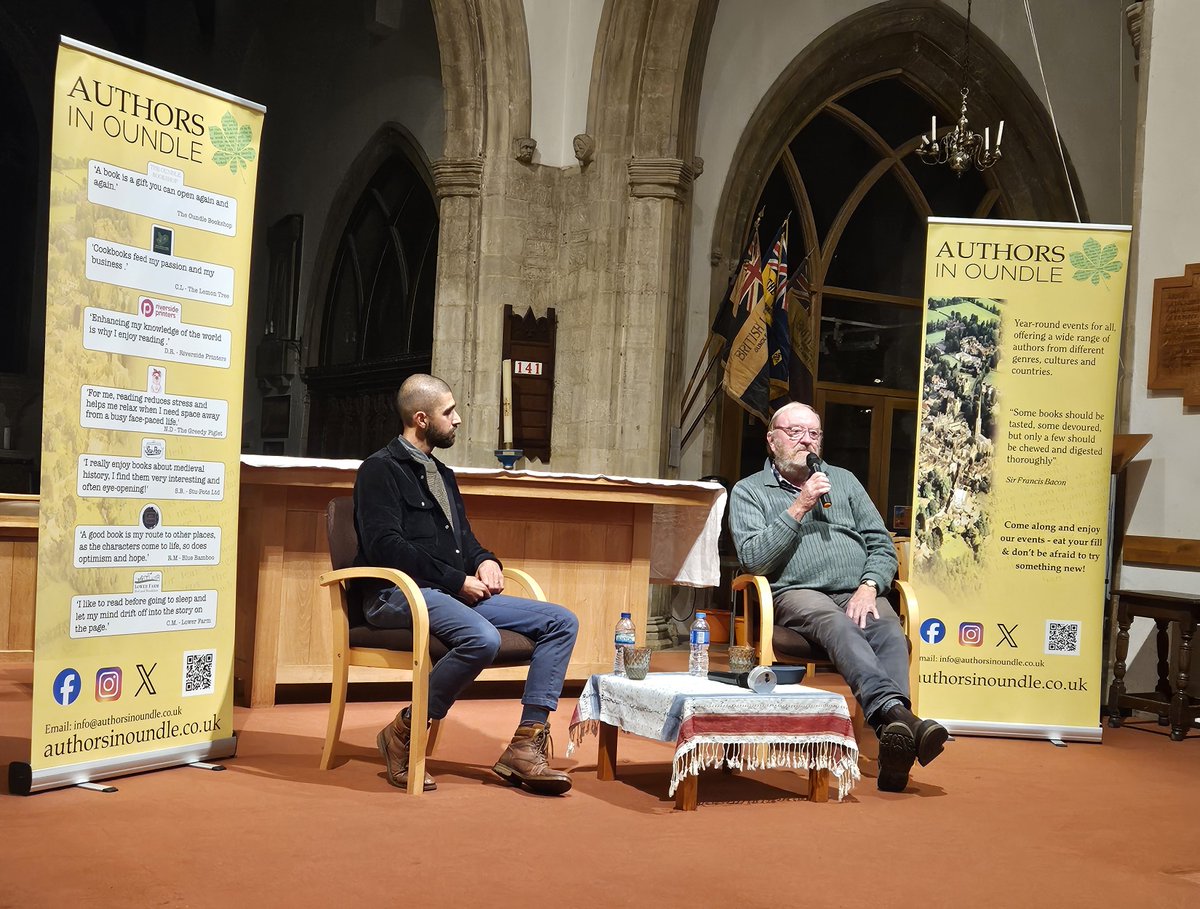 Helen Shair (@authorsinoundle) on Twitter photo Huge thanks to @AjayTegala and <a href="/PryorFrancis/">Francis Pryor</a> for giving us a wonderful evening, in conversation in Oundle, on Friday night. They had great rapport and gave the audience insightful and interesting information about conservation and the history of the Fens. Huge thanks to @AjayTegala and <a href="/PryorFrancis/">Francis Pryor</a> for giving us a wonderful evening, in conversation in Oundle, on Friday night. They had great rapport and gave the audience insightful and interesting information about conservation and the history of the Fens.