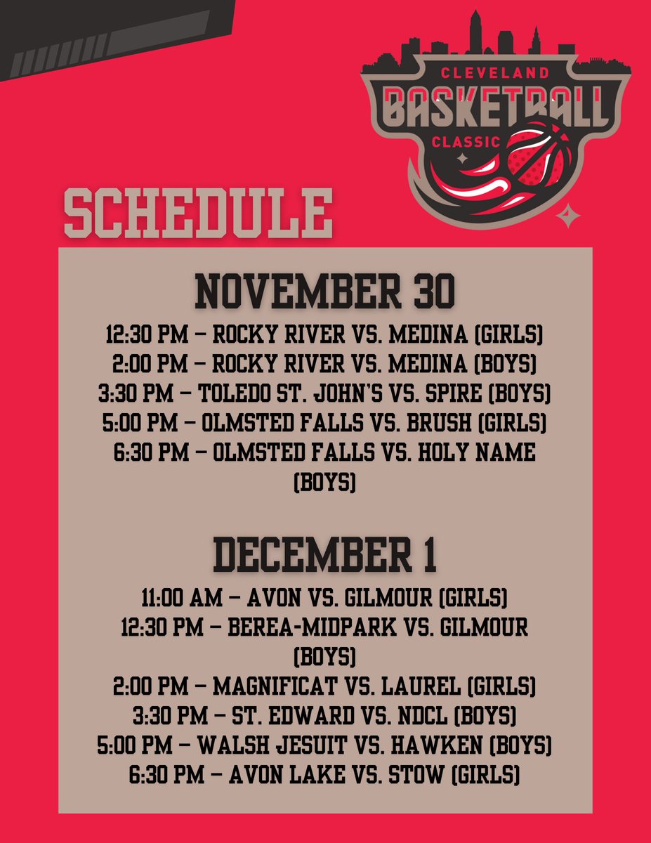 Cleveland Basketball Classic (@clebballclassic) on Twitter photo Great comeback win by the <a href="/ofbasketball/">O.F. Basketball</a> over <a href="/HolyNameHoops/">Holy Name Boys Basketball</a> in the final game of day one of the Cleveland Basketball Classic! We’ve got a great day of 6 games ahead of us tomorrow! Come out and check out some great high school action!! Great comeback win by the <a href="/ofbasketball/">O.F. Basketball</a> over <a href="/HolyNameHoops/">Holy Name Boys Basketball</a> in the final game of day one of the Cleveland Basketball Classic! We’ve got a great day of 6 games ahead of us tomorrow! Come out and check out some great high school action!!