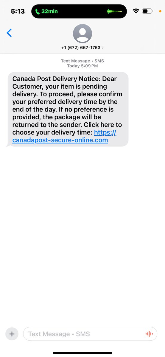 MassMan44's tweet photo. Sooooo glad The Striking #CanadaPost employees are gonna deliver MY package while theyโre walking the picket line๐. #Scammers #NeverClick https://t.co/7GLhmpt0lg