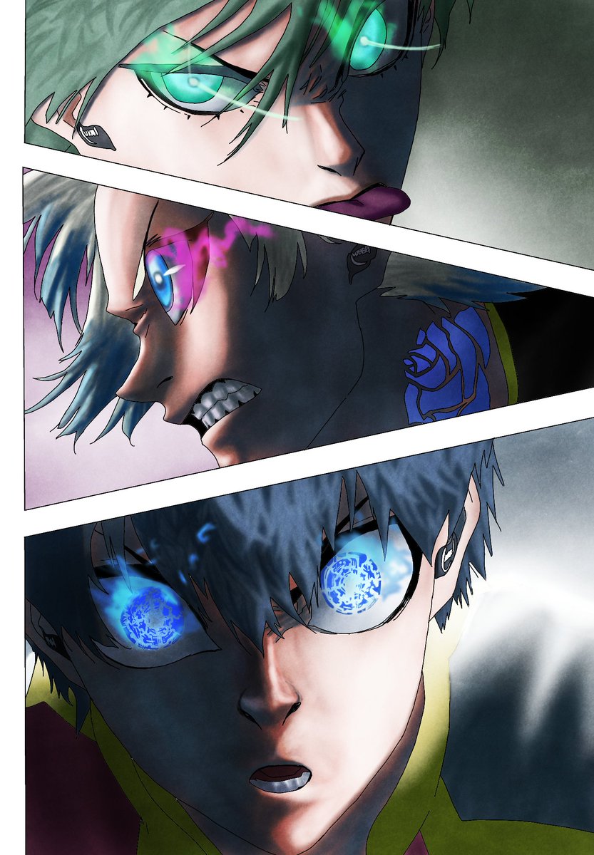 blurtex2's tweet photo. Genius vs prodigies🖌️🎨
#bluelock #bluelock285 https://t.co/Iy6qv6Be00
