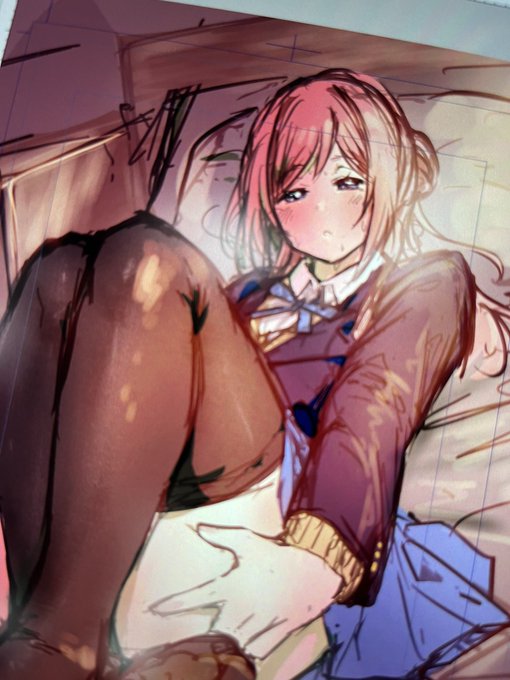 冬コミ莉波本表紙ラフ
残り1ヶ月頑張るぞ 