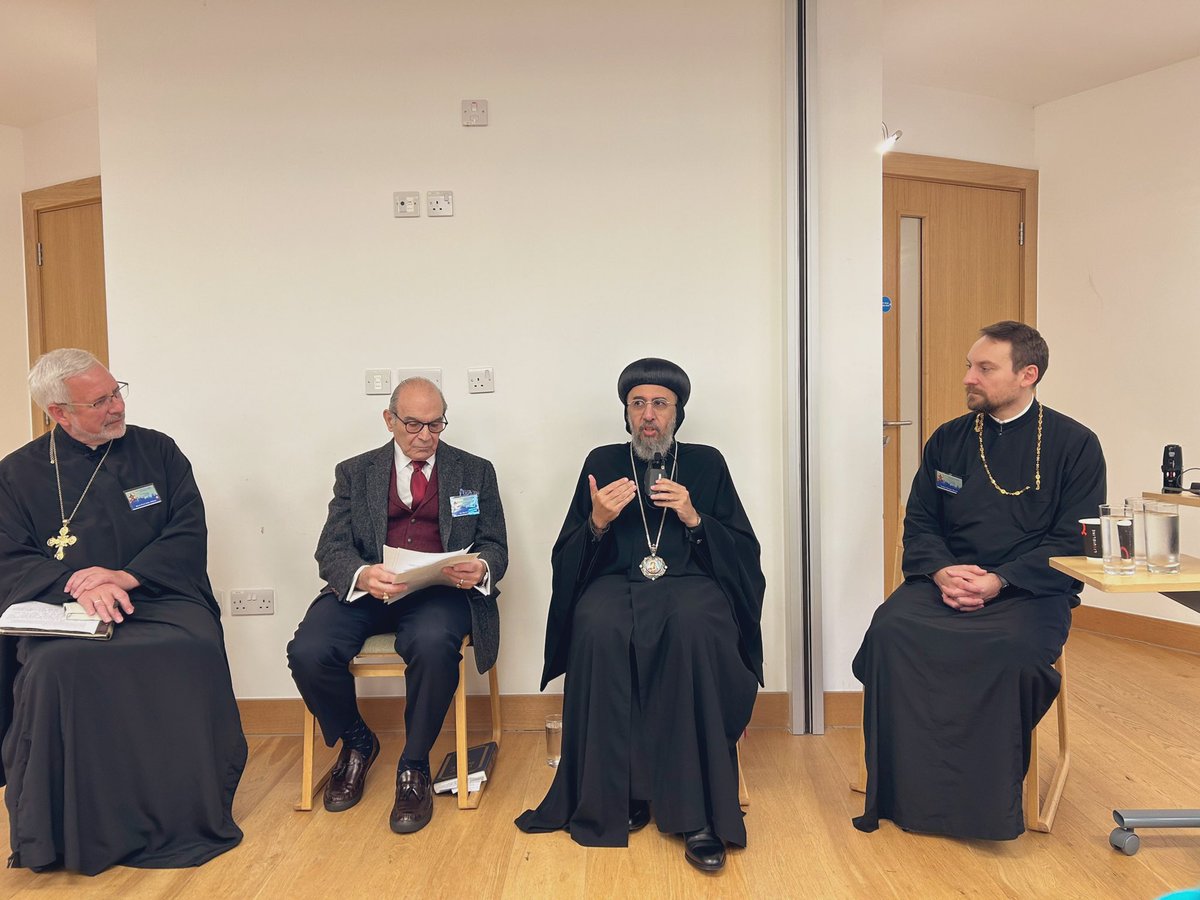 A privilege to be on a panel with <a href="/David_Suchet/">David_Suchet</a> and Fr John Jillions at a <a href="/IOCS_Cambridge/">IOCS - Cambridge</a> meeting at <a href="/WestCollCambs/">Westminster College, Cambridge</a> today, moderated by @DragosHerescu, on the place and impact of Orthodoxy on our world today.

More and more people are searching for meaning and spiritual