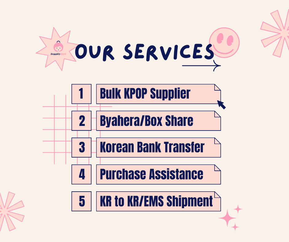 eunnieskrph's tweet photo. Annyeong! Ready to make your Korean dreams come true? From pasabuy to K-merch, we've got you covered! Let’s keep it Eunnie-que! 🤩 https://t.co/PzizdYnarj
