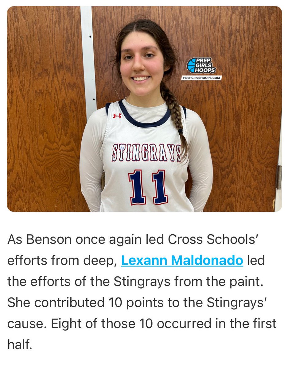 Cross Schools GBB tweet media