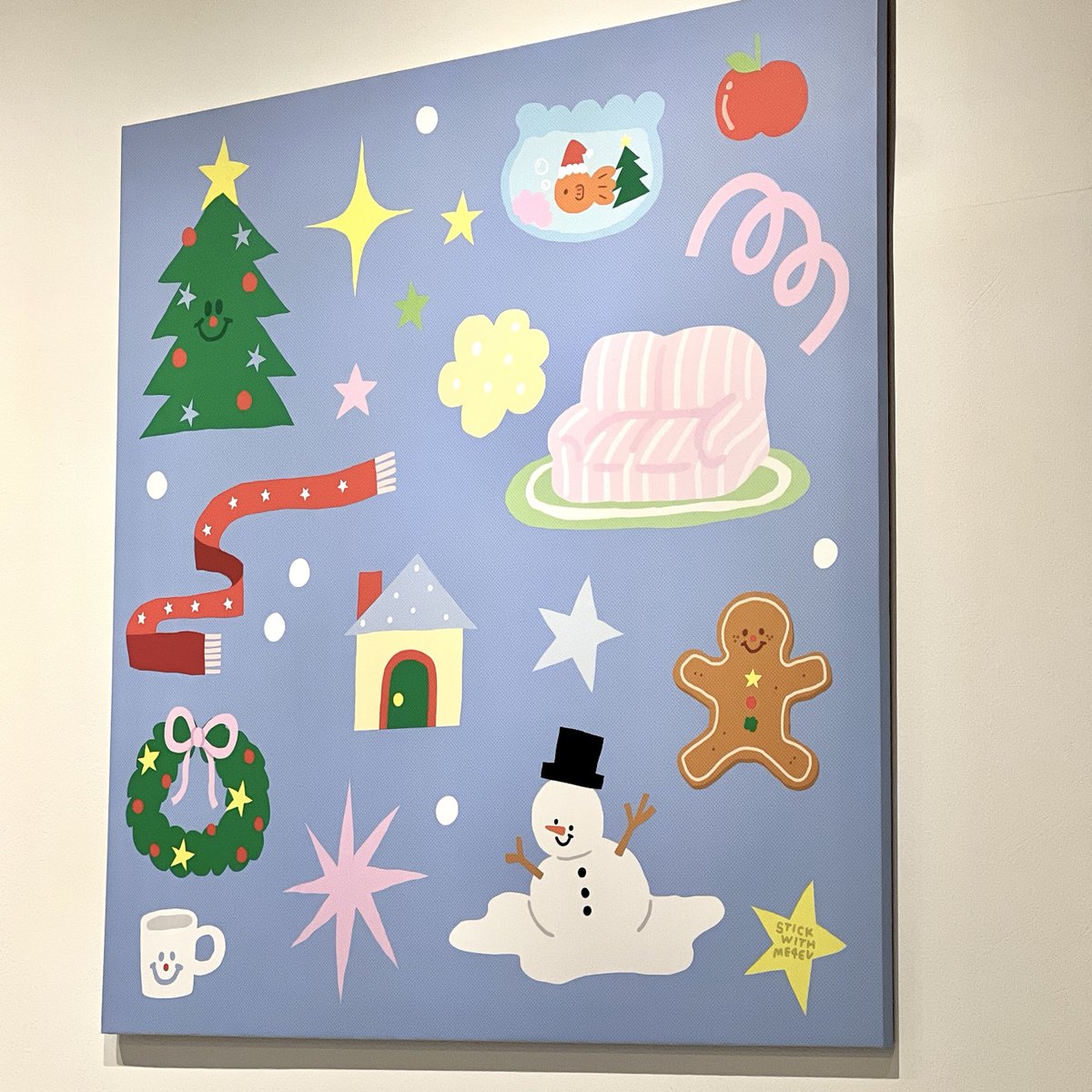 ในที่สุดดด🥹💖 ปีนี้ได้ลองทำนิทรรศการเล็กๆของตัวเองซักที🫶🏻