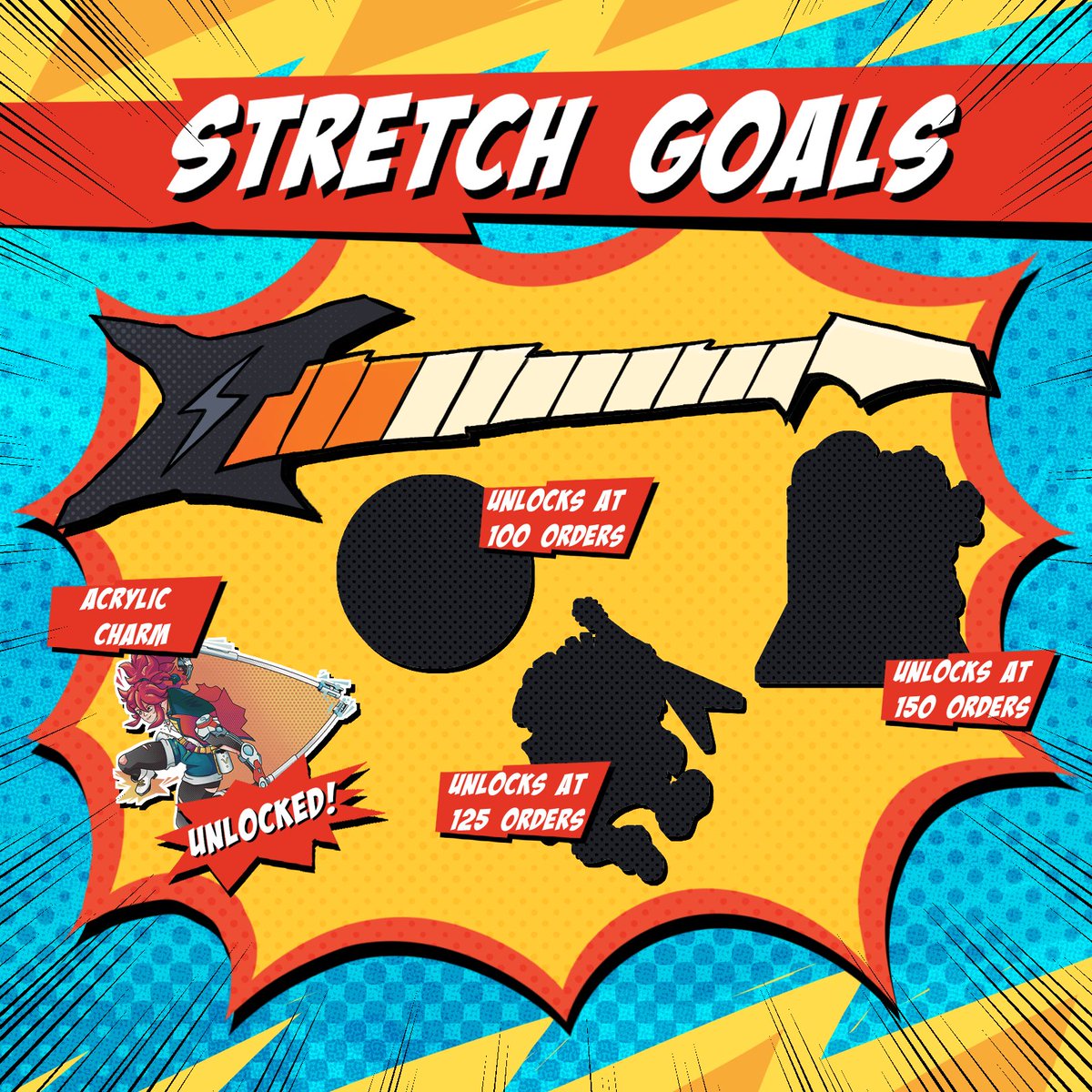 HFR_ENCORE's tweet photo. 💥STRETCH GOAL UNLOCKED!!💥

Our first stretch goal features idleyuki's Korsica double-sided acrylic charm!!

 This rad charm will be added to our STEAL THE SHOW and HIBIKI! preorders!!

Only 25 more orders to unlock our next stretch goal, so let's charge up that reverb gauge!!! https://t.co/ZXHSBDts9N
