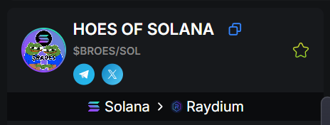 baymaxcallsz's tweet photo. 🚀 Try now $BROES - #SOL Gamble 

There is a good entry point, hurry up and don't miss it.

Mc: 306k

📈Chart: https://t.co/xlYAb3sXLq

☄️BOT BUY (https://t.co/qpNzmIcjuw)🛡

#GMMTV2025 #MevX #Solana #Bitcoin  #ETH #BONK20 #Crypto #memecoin #PEPE https://t.co/epGpceEG8g