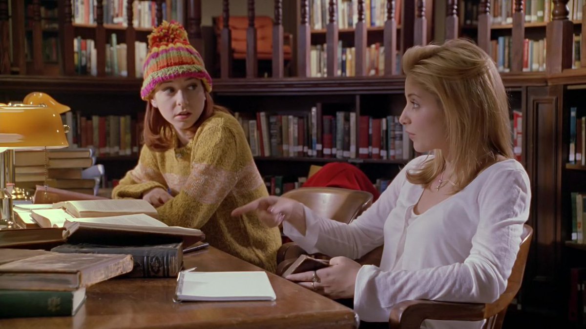 I binged the entirety of Buffy for the first time this year and I had this thought so often. I loved how much they were always using the library lol