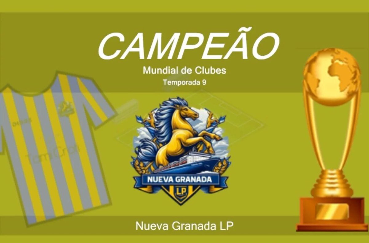 megafuts's tweet photo. 🏆🌎 Nueva Granada LP faz história e conquista o Mundial de Clubes 2024

O Nueva Granada LP, do Panamá, gravou seu nome na história ao conquistar o título do Mundial de Clubes da temporada 9. A equipe apresentou um desempenho impecável durante o torneio, superando grandes desaf… https://t.co/f4xykFu2ur