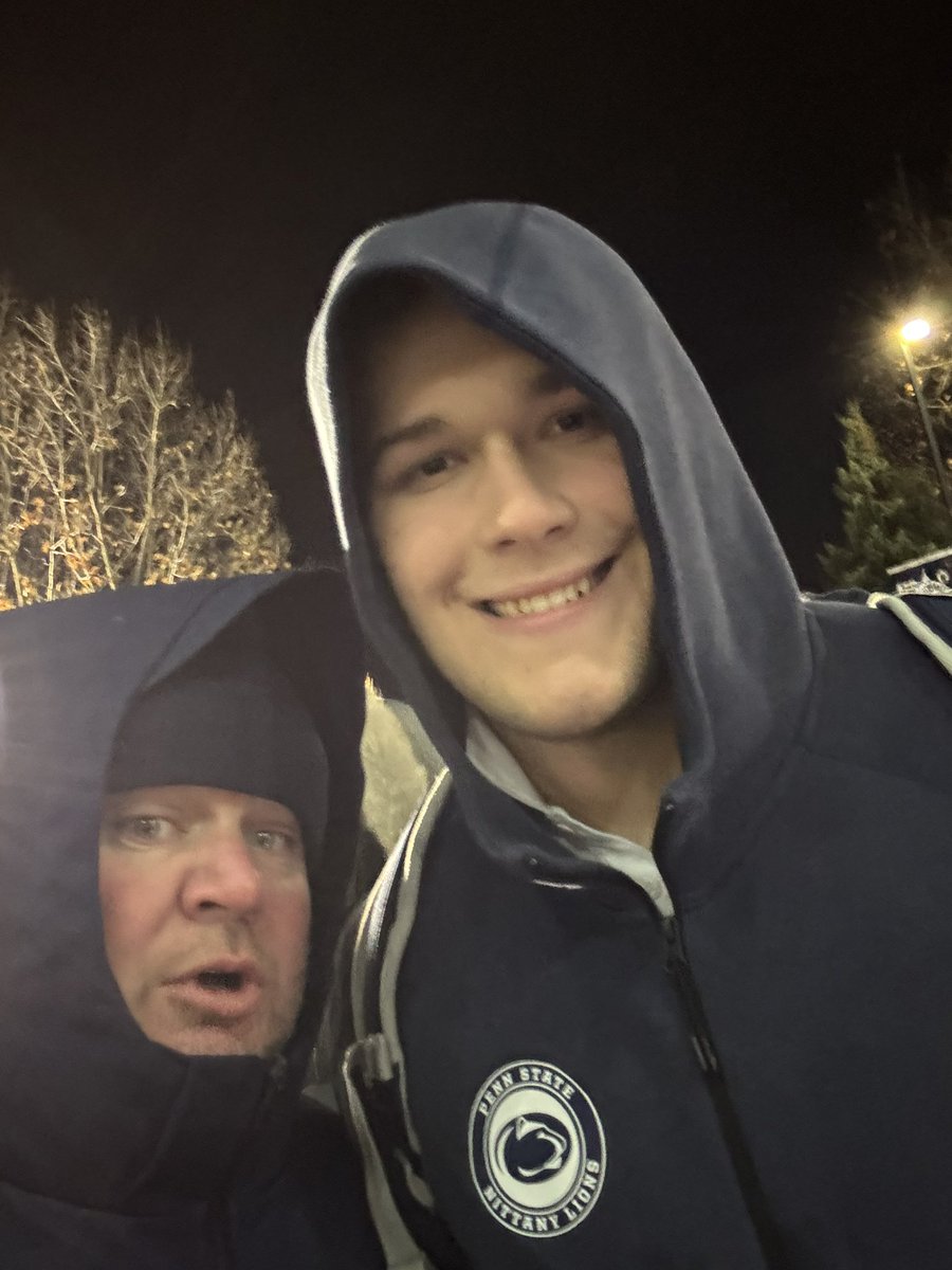 It was freezing cold, but glad I was able to grab a couple minutes with the wyo boys!! <a href="/williams_jven/">J’ven Williams</a>  <a href="/Caleb_Brewer44/">Caleb Brewer</a> <a href="/WyoFootball/">Wyomissing Spartans Football</a>