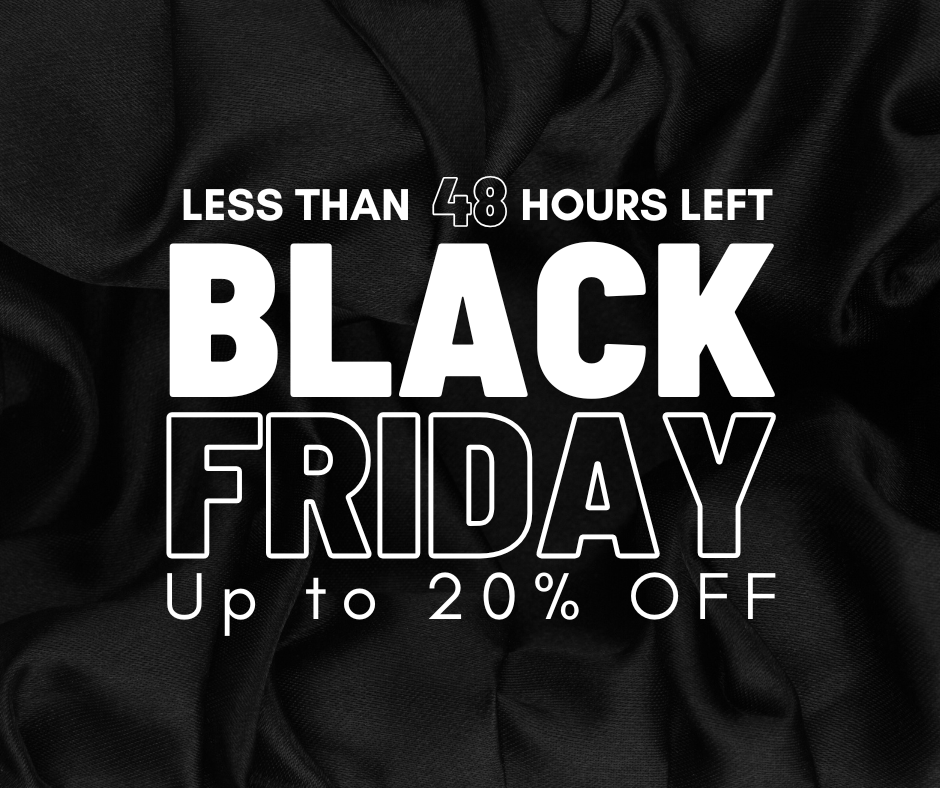 🚨 Less than 48 hours left! 🚨
Don't miss out on our Black Friday sale at Legacy Goods Co. 🎉 All products are up to 20% off! 
🛒 Hurry before it's too late!
#BlackFriday #Sale #BFCM