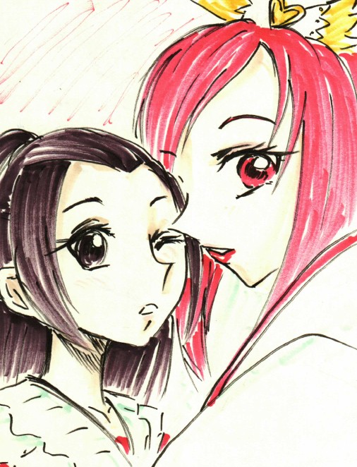 #円亜久里生誕祭2024
#キュアエース生誕祭2024 
ひとまず過去絵お祝い。 