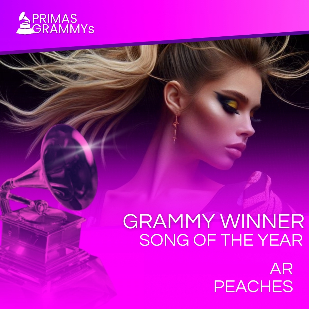 PrimasGRAMMYs's tweet photo. And the Grammy goes to...
AR. by Peaches
#SongOfTheYear #PrimasGRAMMYs https://t.co/JdkBZ42RlK