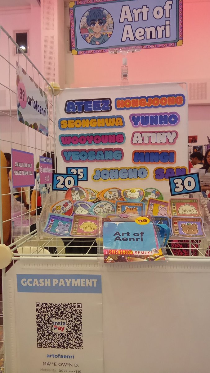 artofaenri's tweet photo. Table 39 at Sticker Con Remix! See you everyone!! 

@StickerConMNL 
#StickerCon #StickerConRemix #StickerConMNL #stickerconmnl2024 https://t.co/s51lxREyX2