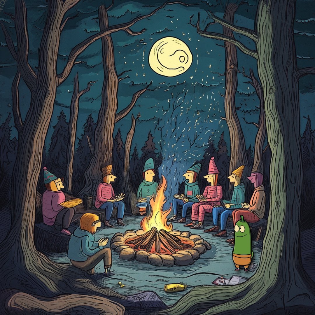 justachillisol's tweet photo. camp fire stories https://t.co/mQJAOgqsbT