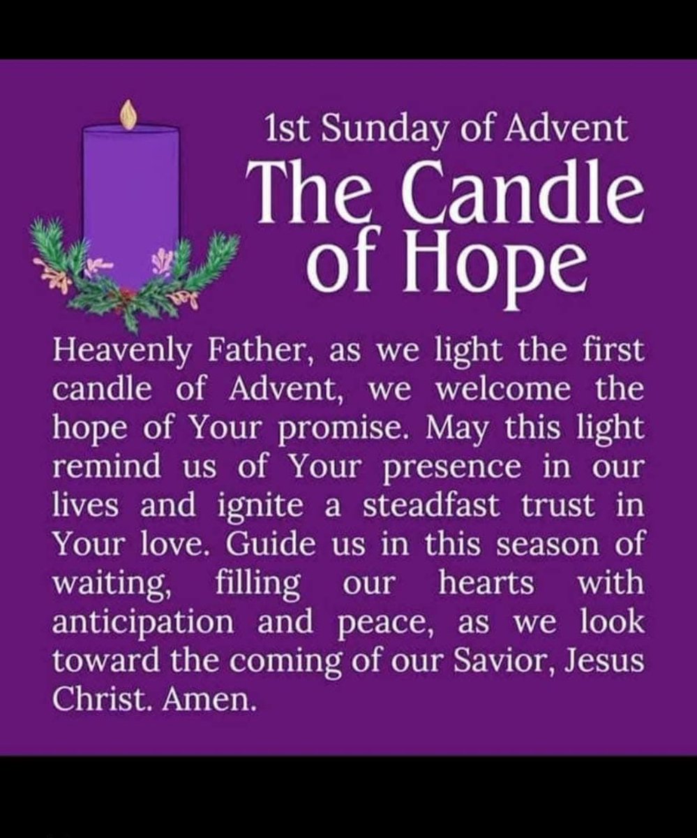debbie_whelchel's tweet photo. Sunday December 1st is the first Sunday of #Advent #CatholicChurch https://t.co/gSxE8Xik85