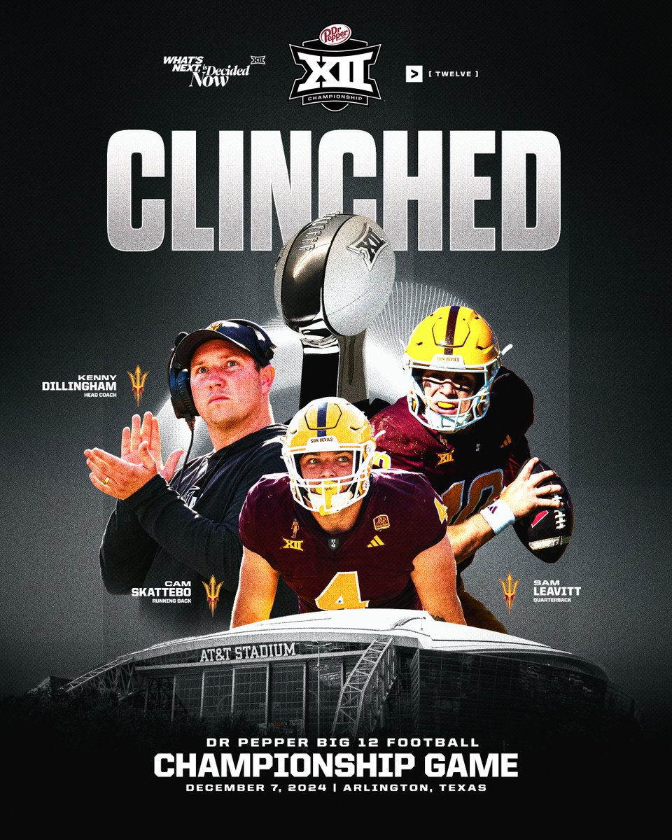 See you in Arlington Sun Devils.

#Big12FB | <a href="/ASUFootball/">Sun Devil Football</a> 

🎟️🔗: seatgeek.com