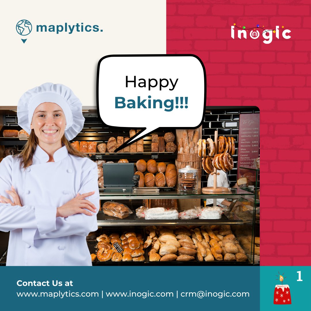 inogic's tweet image. 🎄✨Day 1 of #AdventWithInogic 🗓️
Jessie&apos;s Bakery is flooded with #Holiday orders! But one of her delivery persons called in sick. There are cakes to bake &amp;amp; deliveries to reassign.
Jessie looks flustered
Can a #magical hand of help arise?
#Maplytics says Hello! 👋
#autoscheduling