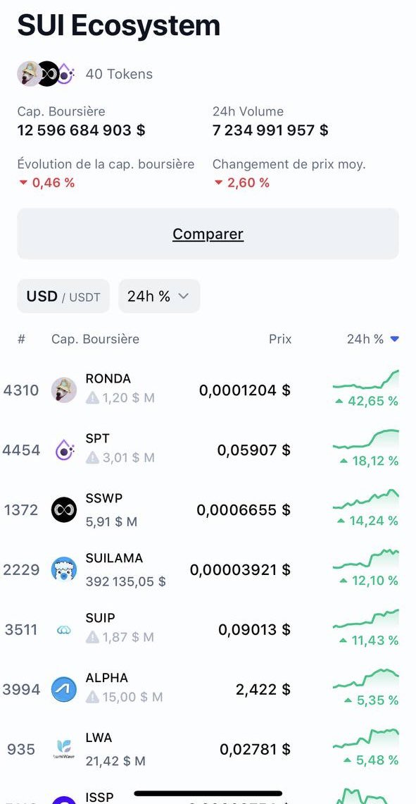 rondaOnSui's tweet photo. $Ronda is the Best performer on CMC in the $Sui ecosystem 🐶🚀 https://t.co/r38TR230wl
