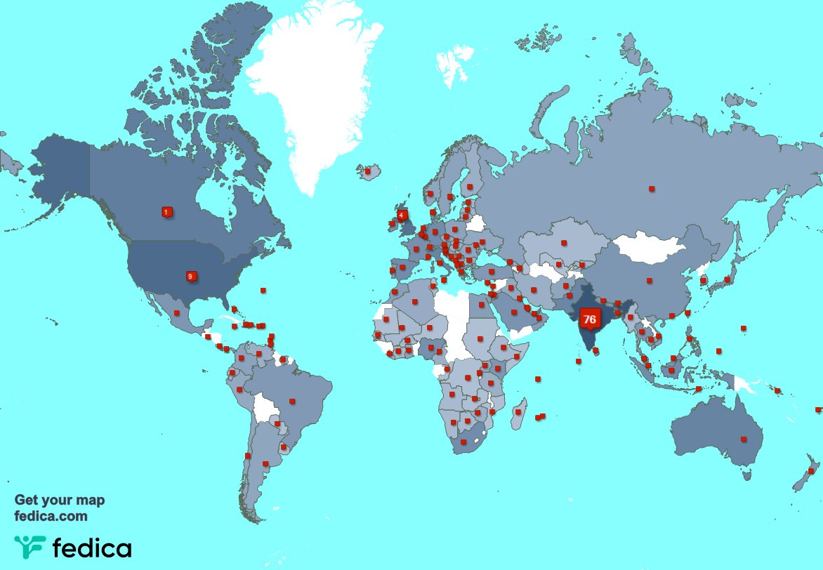I have 22 new followers from Bangladesh 🇧🇩, and more last week. See fedica.com/!thefbai