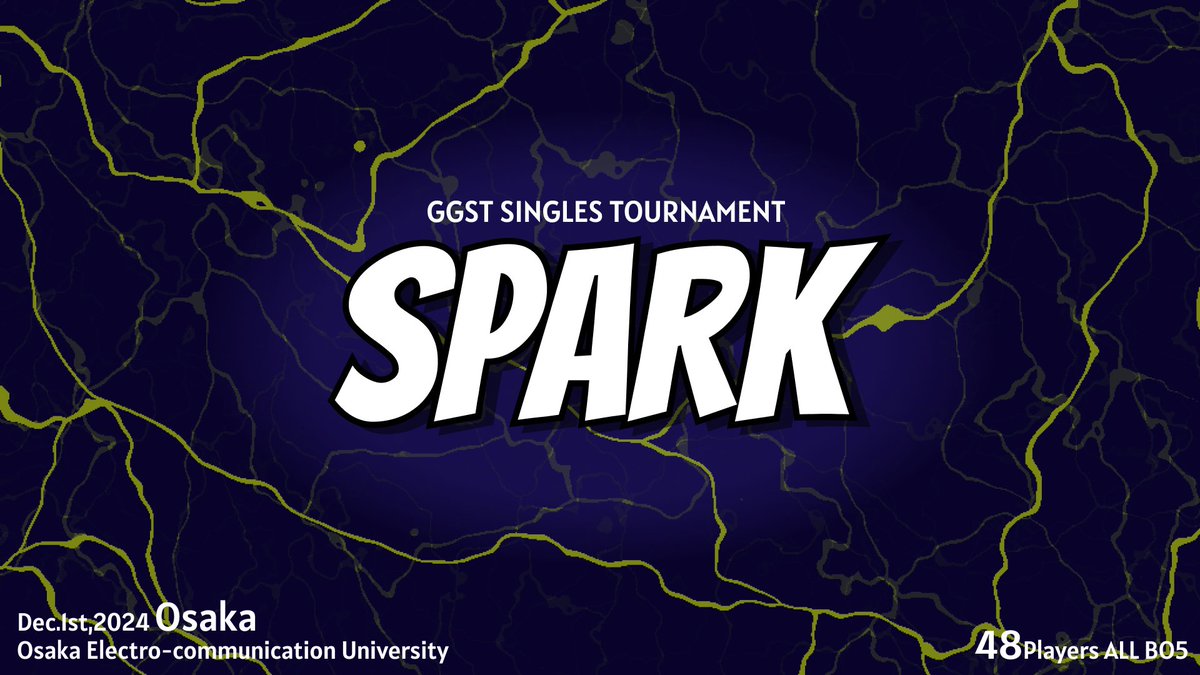 SPARK_GGST's tweet photo. GGSTコミュニティ大会「SPARK」
まもなく13:00から全配信で行います。
トーナメント表
https://t.co/BGzUfOkyjO
配信URL
https://t.co/EYgbHZT4vZ
#SPARK_GGST #GGST #OECU https://t.co/V0Ayu44IuW