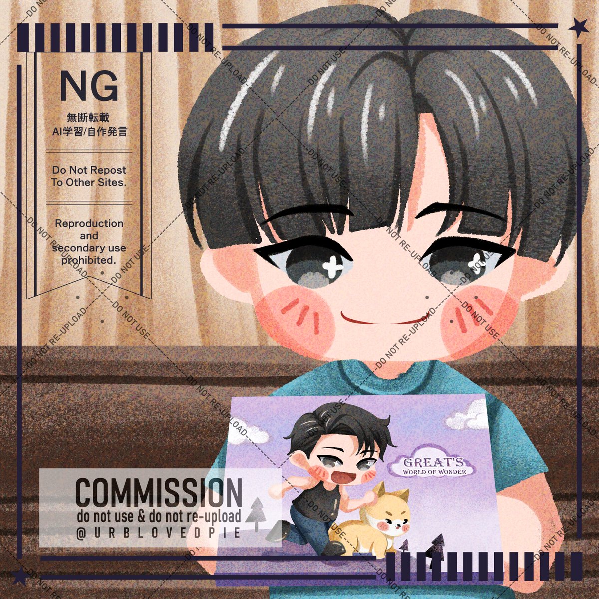 UrBlovedPie's tweet photo. [RT/Share is very appreciated ❤️]    
Chibi Commission Result!  
Thank you for commissioning me ^^  

Vgen: https://t.co/Tfmwux1tAN 

#commissionsopen #opencommission #VGenComm #comms_hazell https://t.co/g9e1NY7Amy