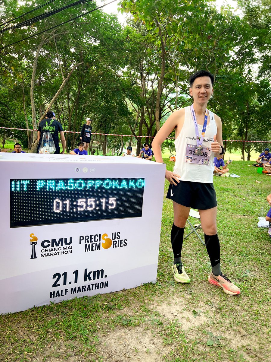 doctarmX's tweet photo. #CMUMarathon2024
รอบที่เท่าไหร่ไม่รู้ เจอคนรู้จักเต็มไปหมด
อากาศดี วิ่งสบายๆ https://t.co/NERpniGXI9