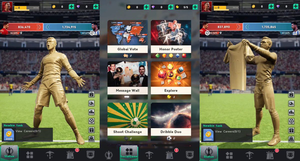 Yueerl1's tweet photo. Who is the best?
Ronaldo or messi ?

@GOAT710FunKing

Come join now and compete for your share of the $100,000 prize pool with exciting events, rewards, and exclusive prizes! 💰 join now and let's see who the real GOAT is 🤫

https://t.co/Yz69lDdYQ4

#710TweetChallenge https://t.co/8E6ENswToU
