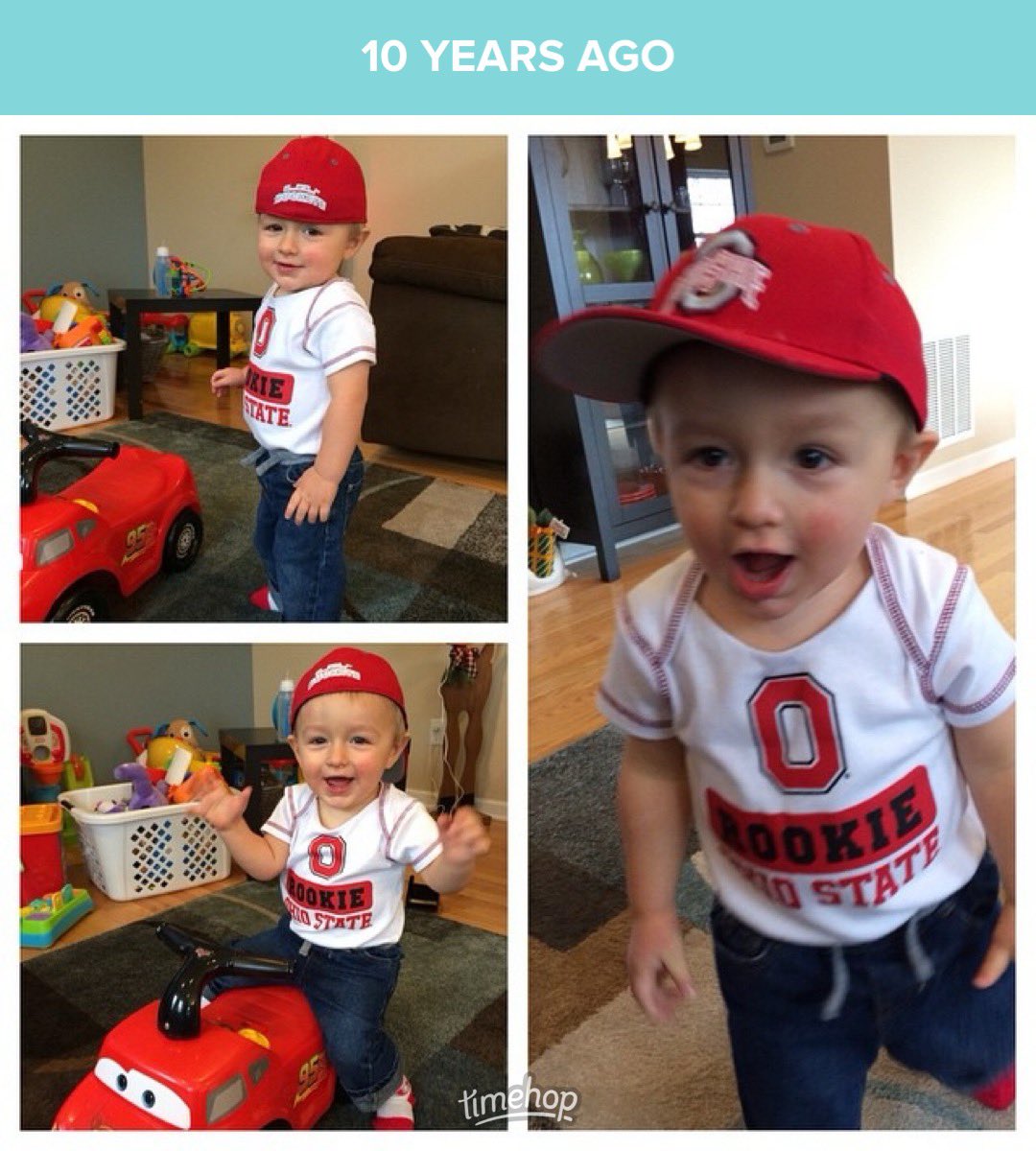 MrsEGrade3's tweet image. 10 years 🥺 But the Buckeyes always have our ❤️ #gobucks #futurebuckeye