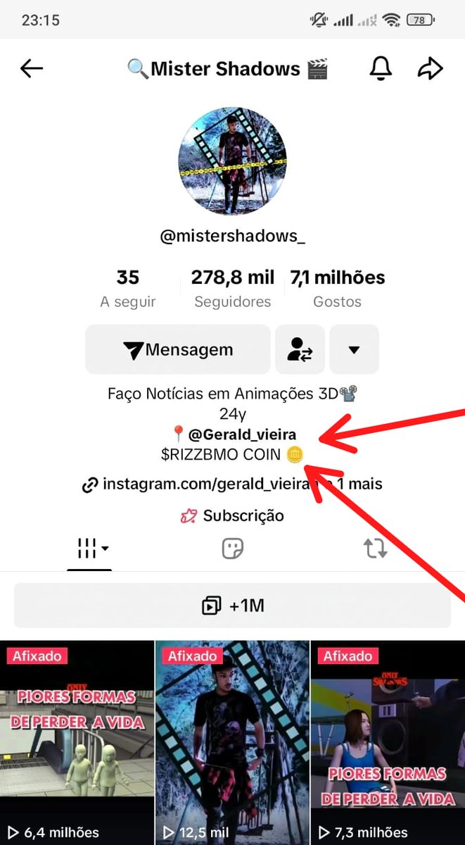 Jeann_Oliveira_'s tweet photo. CONFIRMED🚨 Content creator on tiktok with more than 200k followers is the creator of $RIZZBMO, if you are smart enough you will make 1000x this year💵🔥 here's the tip 🚨💵 @MRShadowsTTK https://t.co/TSaFy9S9kV