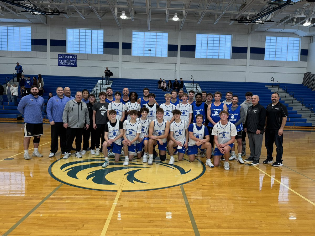 We had our first annual alumni scrimmage today. It was so much fun watching our former players compete against our current players. So many great young men have played at Cocalico over the years. Very honored to have coached a lot of them. 
#EaglePride