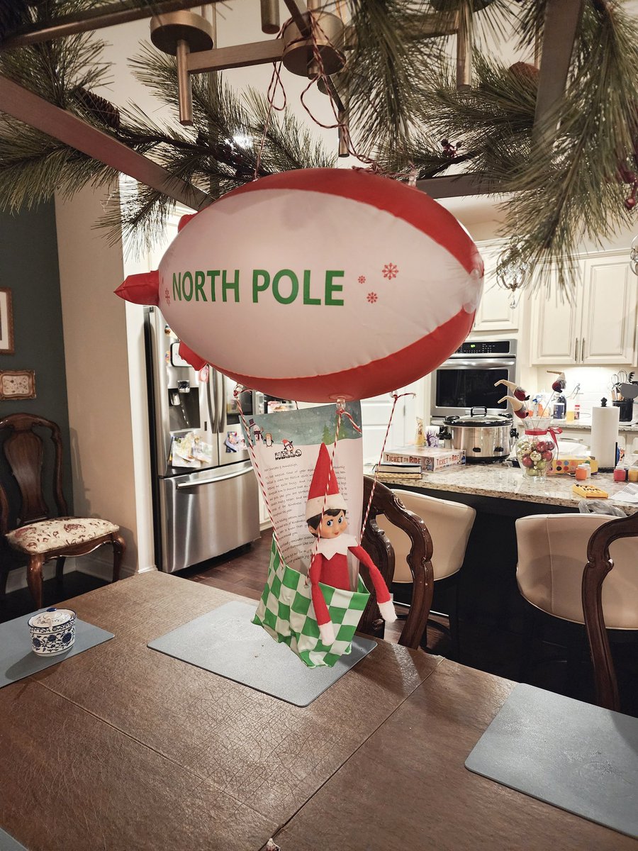 The girls' elf has landed