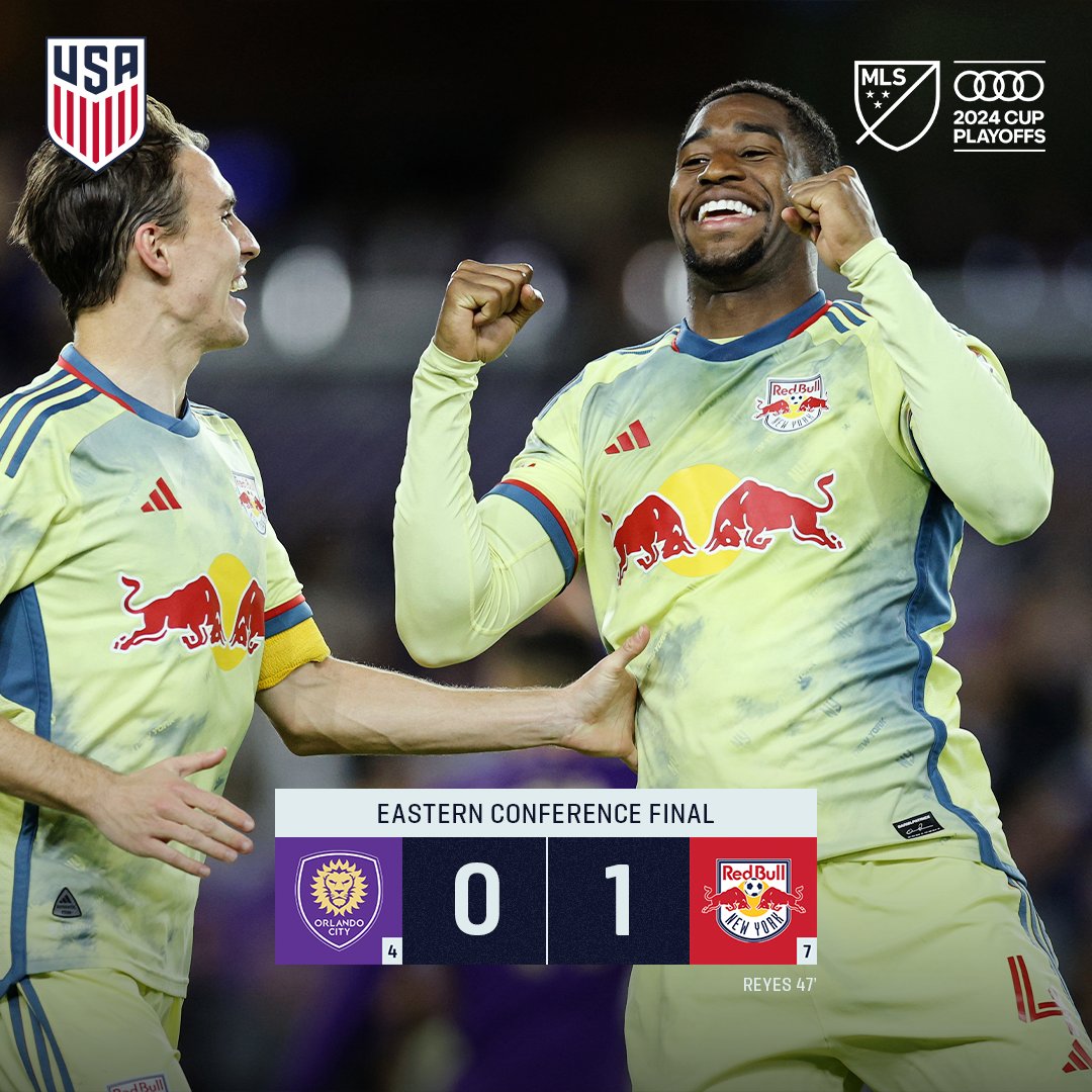Congratulations to the <a href="/NewYorkRedBulls/">Red Bull New York</a>!  With the win, New York advances to the MLS Cup.

#MLSCupPlayoffs