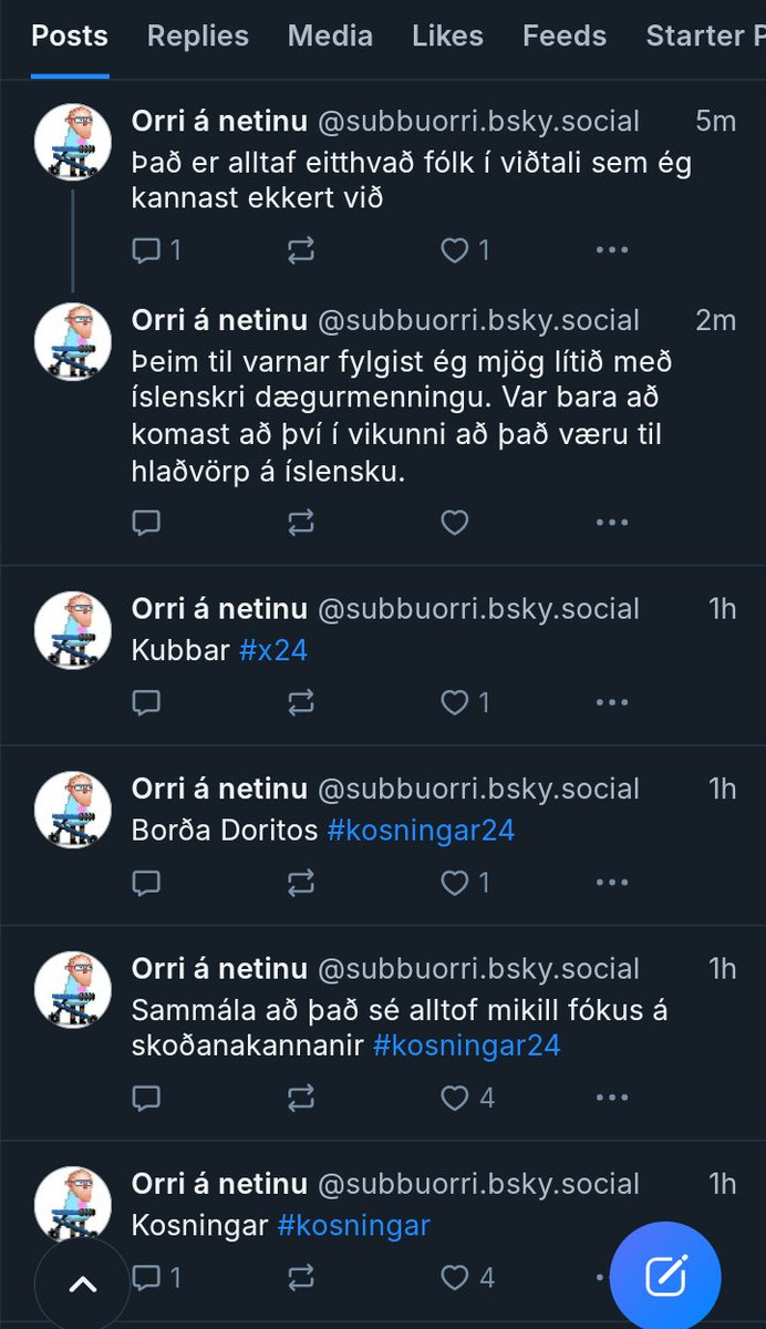 Ég er með djúpa og góða kosningaumfjöllun hinum megin