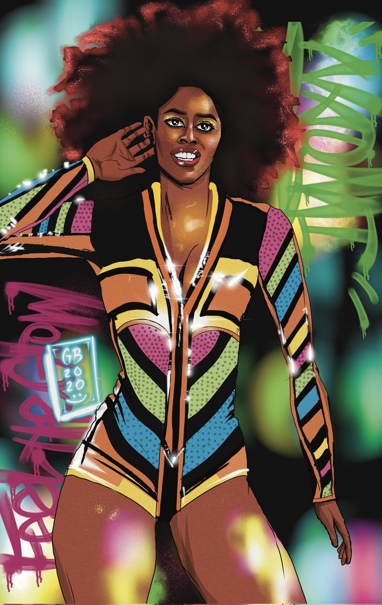 In honor of Queen <a href="/TheTrinity_Fatu/">Trinity</a> 's birthday, I'm reposting this art I did in 2020 :3 Happy Birthdayyyy, thank you for everything you've done for the art form that is wrestling 🥹🥹🥹🥳🥳🥳