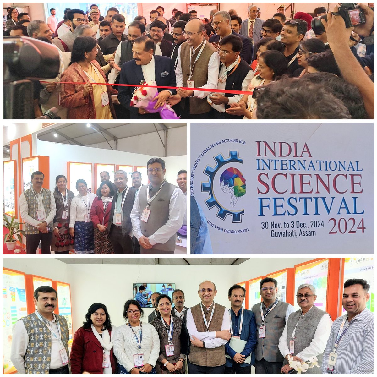 BRIC-Institute of Life Sciences (@bric_ils) on Twitter photo Thrilled by Dr. <a href="/rajesh_gokhale/">Rajesh Gokhale</a> visiting @DBT_ILS at #IISF24! His appreciation for ILS's innovations like Candida vaccines, anti-malarial drugs & polyplex pest control, is a testament to our dedication to solving global challenges. #ScienceForGood #HealthTech #AgriInnovation Thrilled by Dr. <a href="/rajesh_gokhale/">Rajesh Gokhale</a> visiting @DBT_ILS at #IISF24! His appreciation for ILS's innovations like Candida vaccines, anti-malarial drugs & polyplex pest control, is a testament to our dedication to solving global challenges. #ScienceForGood #HealthTech #AgriInnovation